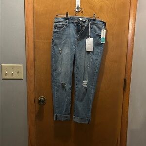 KanCan Distressed Blue Crops